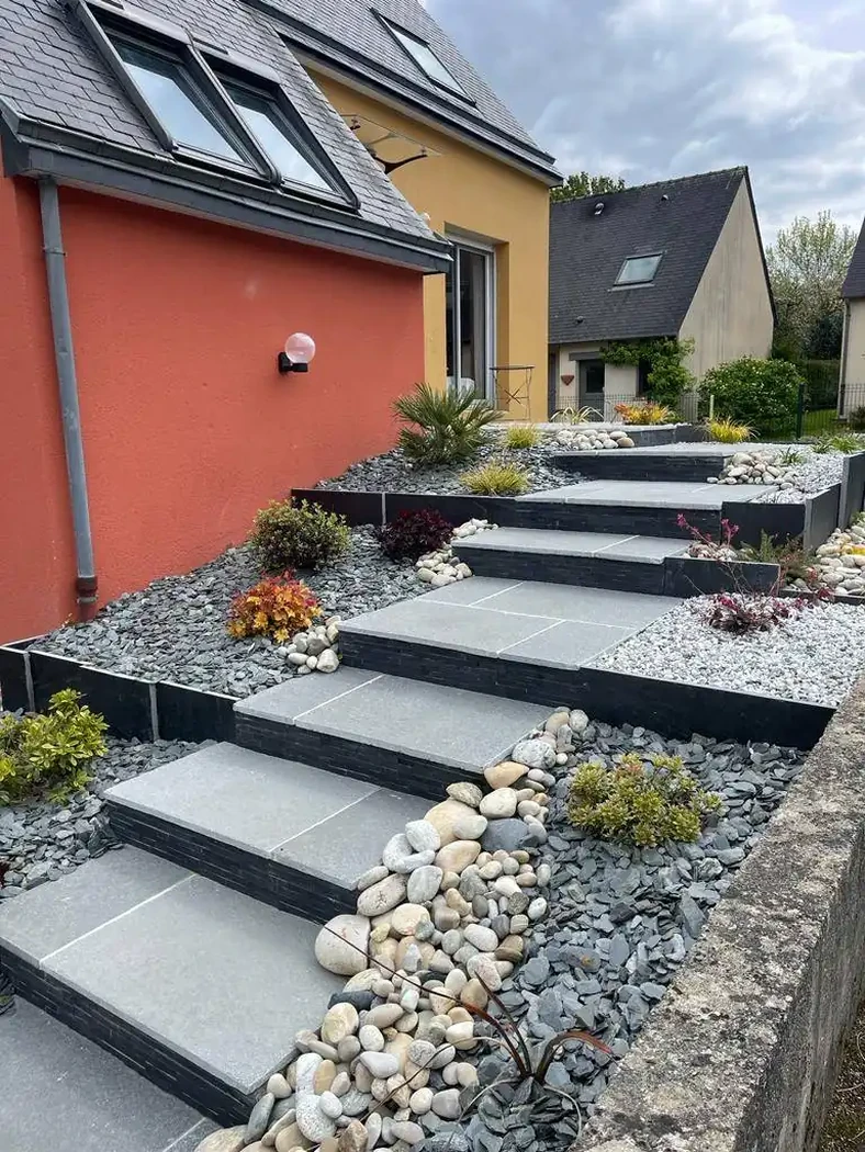 Création de chemin d'accès réalisé par SD Aménagement